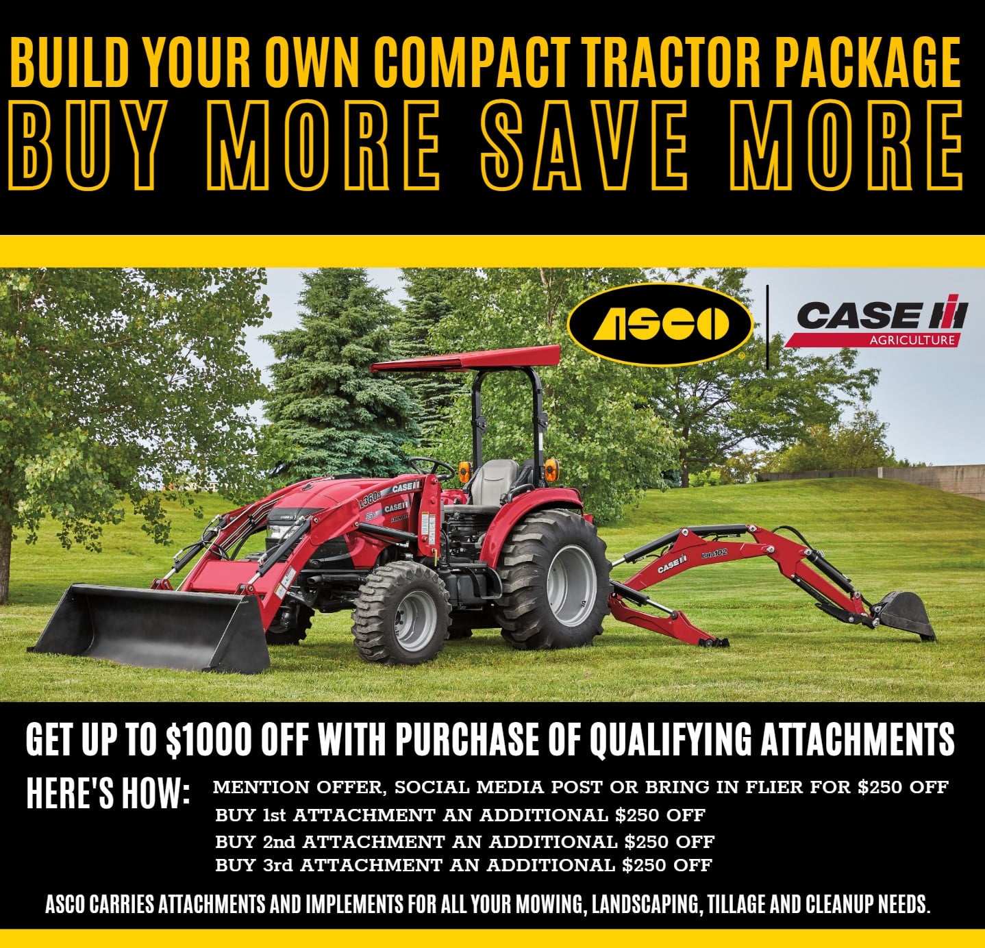 CASE IH Compact Tractor Package