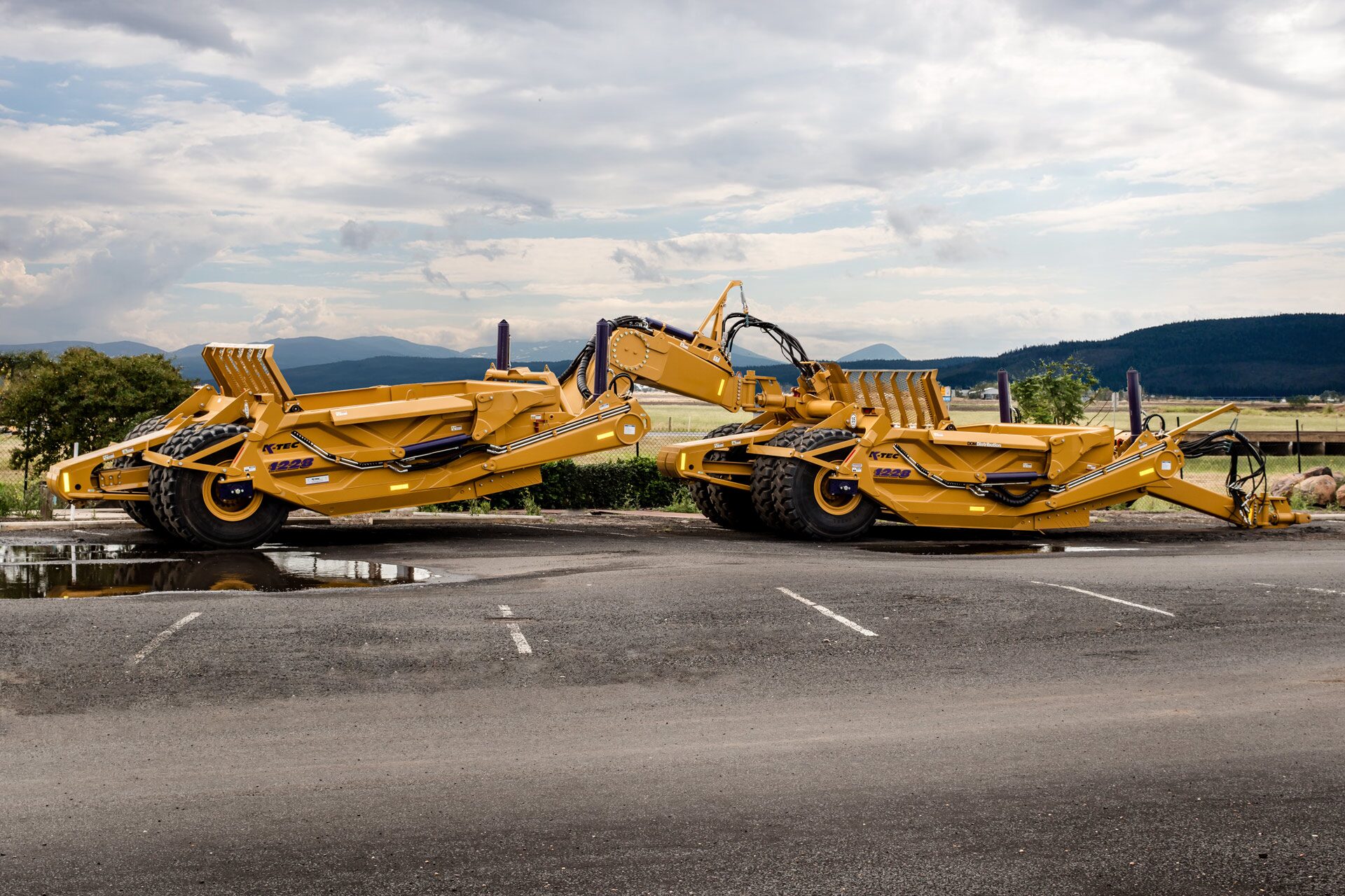 K-Tec 1228 Tandem Scraper for Sale - ASCO Equipment